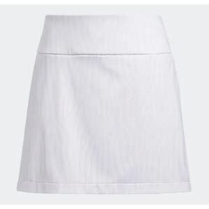 Adidas Golf Skirt White Striped Athletic Activewear Skort
